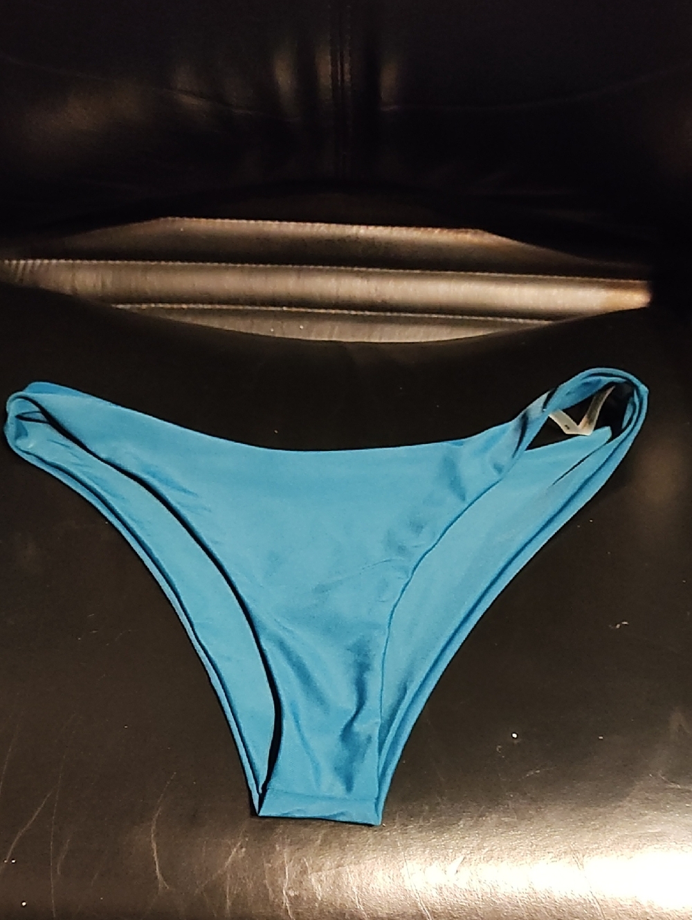SHEIN Teal Blue Low-Rise Bikini Bottom
